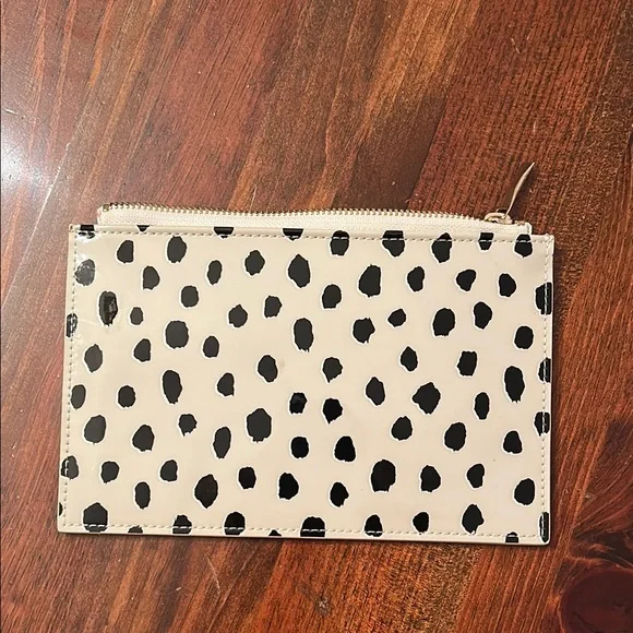 Kate Spade Cream and Black Polka Dot Pencil Pouch - Picture 10 of 14